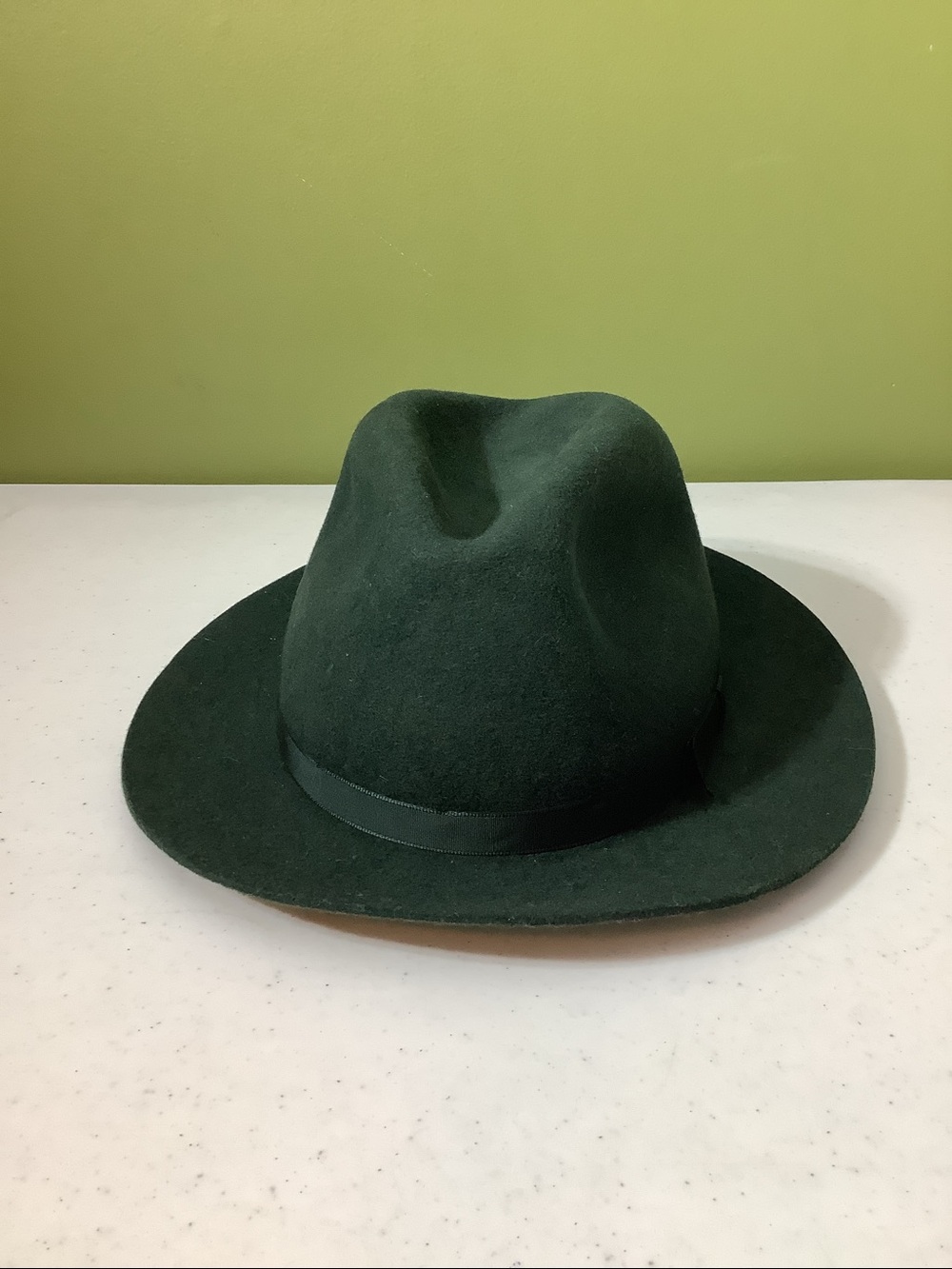 L.L. Bean forest green wool hat - Picture 2 of 9